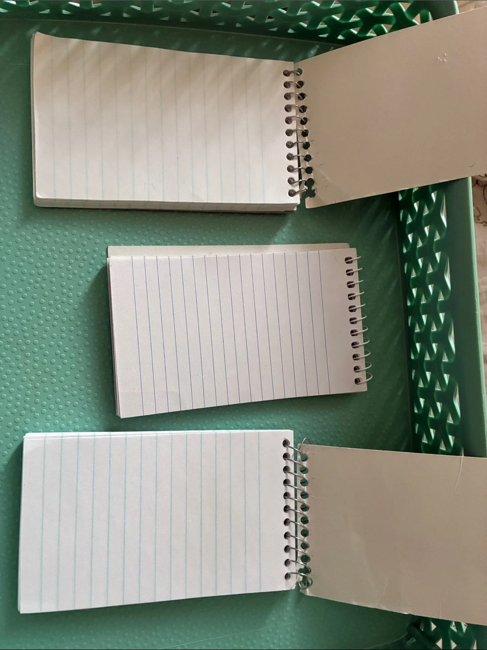 3/$10 3pc STAPLES 5” Yellow Spiral Pocket Notepads Bundle Set